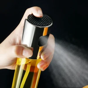 1pc 100ML Olive Oil Sprayer Stainless Steel Spray Bottle