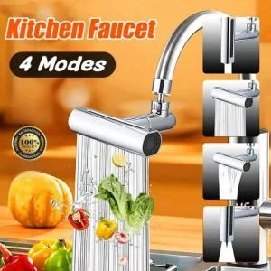 Multifunctional Sink Faucet Connector Waterfall Faucetl 360° Rotation