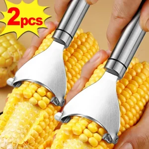 Stainless Steel Corn Peeler Serrated Corn Stripper